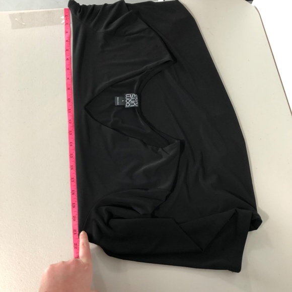 Clara Sun Woo Womens Top Size Large Office Career Capsule Basic V Neck 3/4 - Picture 7 of 10